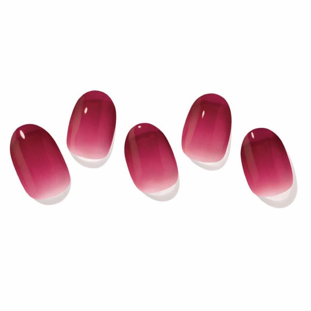 Ohora N Bourgogne Semi Cured Gel Nail Polish Strips ND-100